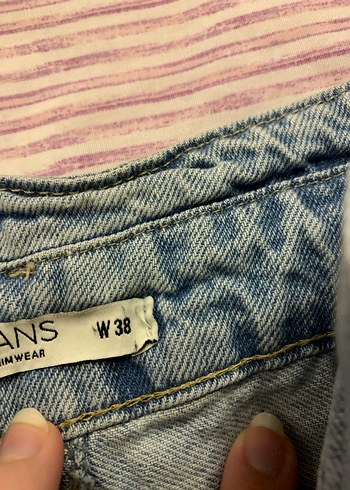 Kadın kot şort - Görsel 4