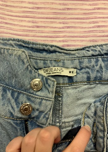 Kadın kot şort - Görsel 3