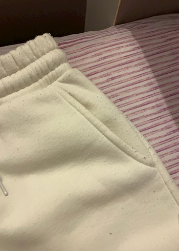 Kadın Beyaz Bol Eşofman - Görsel 2