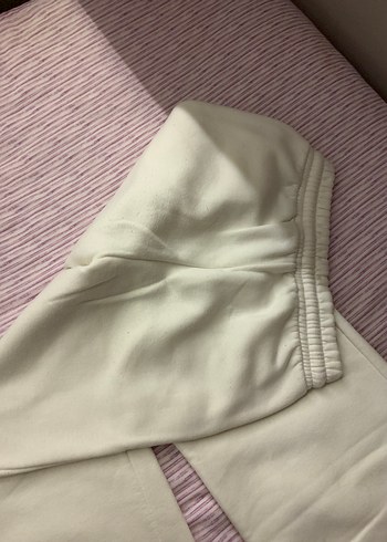 Kadın Beyaz Bol Eşofman - Görsel 4