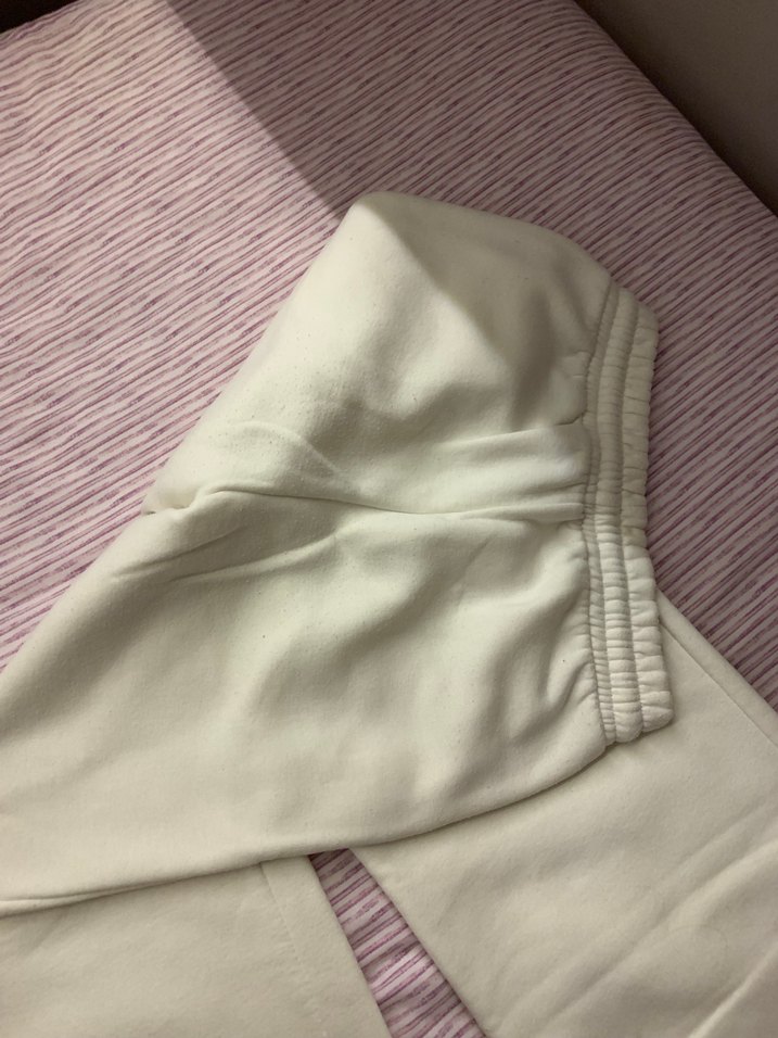 Kadın Beyaz Bol Eşofman - Görsel 4