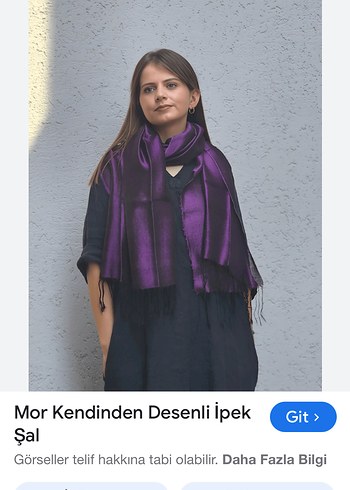 Diğer Mor İpeksi Bohem Tarzı Kadın Şalı