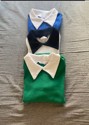 s Beden beyaz Renk Siyah Polo Yaka kadın Triko Bluz