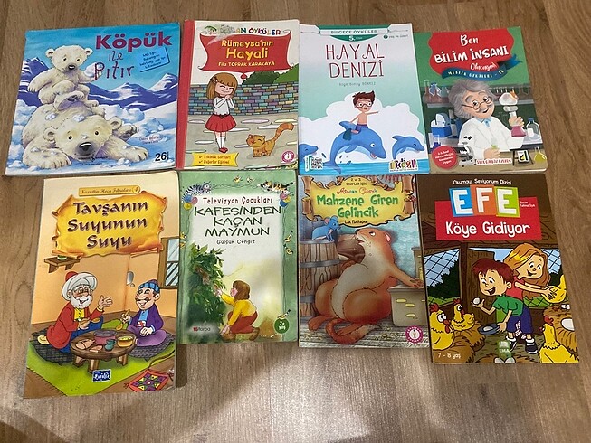 Hikaye kitabı 8 adet