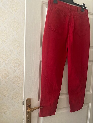Pull and Bear Pull & Bear Kırmızı Jean Pantolon