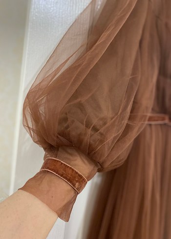 Uzun, Şık  Kadın Elbise - Görsel 4