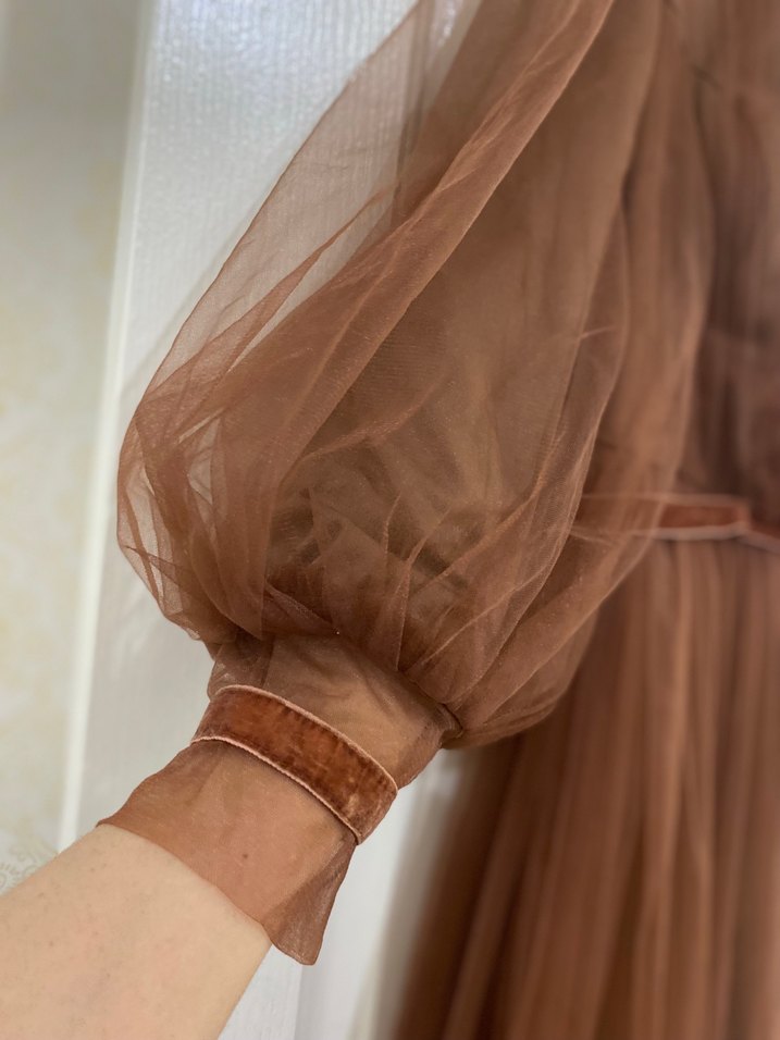 Uzun, Şık  Kadın Elbise - Görsel 4