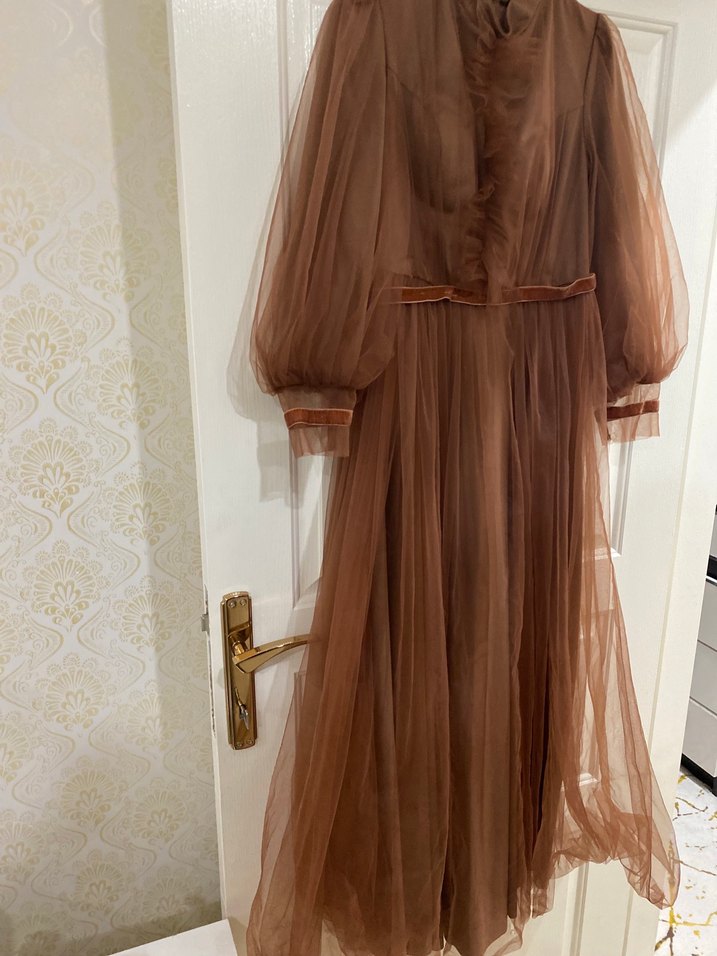 Uzun, Şık  Kadın Elbise - Görsel 2