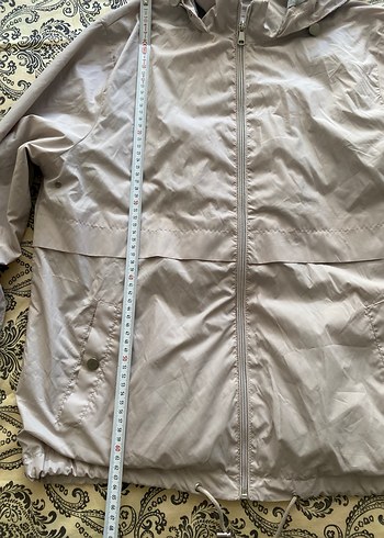 LCW Bej Kapüşonlu Yağmurluk - Görsel 8