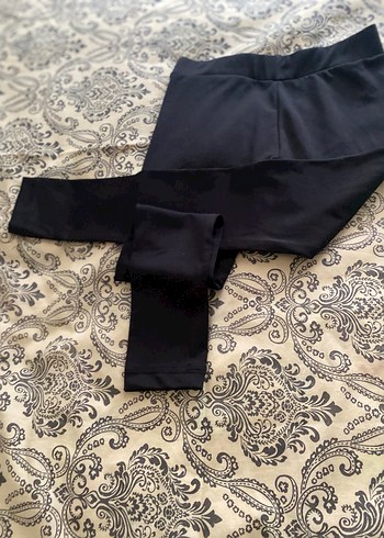 Siyah Spor Kız çocuk Tayt - Görsel 2