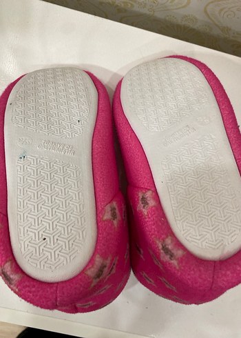 Kız Çocuk Fuşya Sıcak Panduf Velcro - Görsel 5