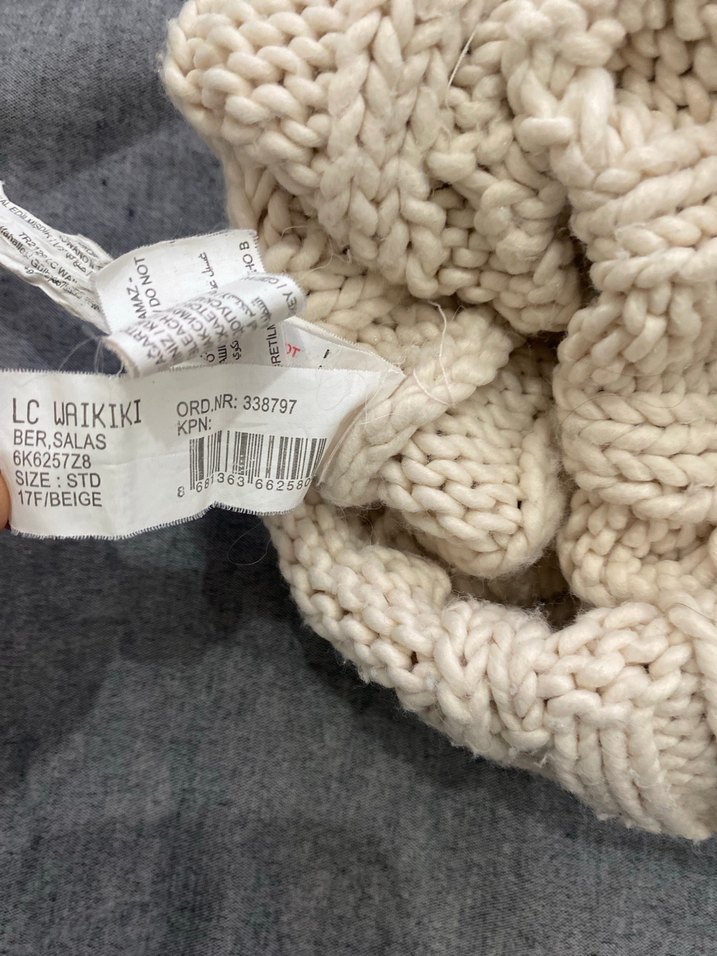 LCW Örgü Bej  Bere - Görsel 4