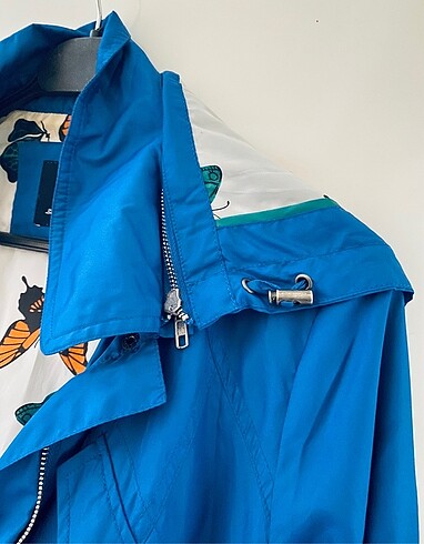 s Beden MAVİ JEANS TRENCHCOAT