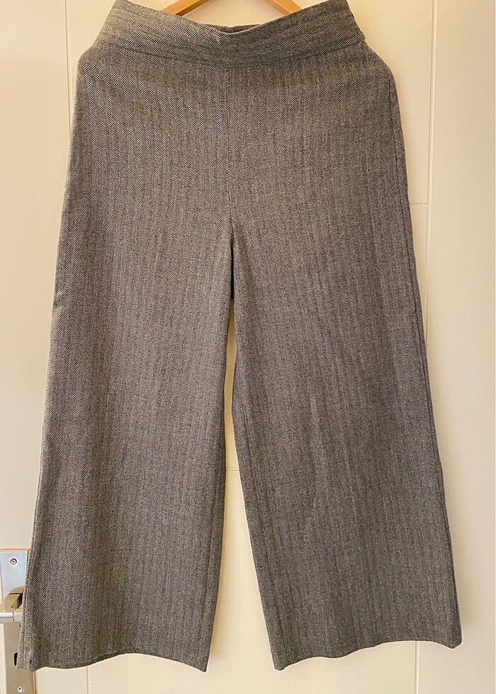 ZARA YÜNLÜ KISA PANTOLON - Görsel 2