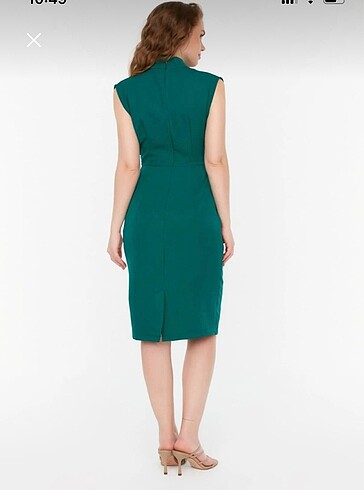 Midi kalem etek elbise - Görsel 2