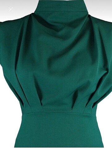 Midi kalem etek elbise - Görsel 3