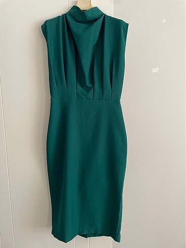 Midi kalem etek elbise - Görsel 4