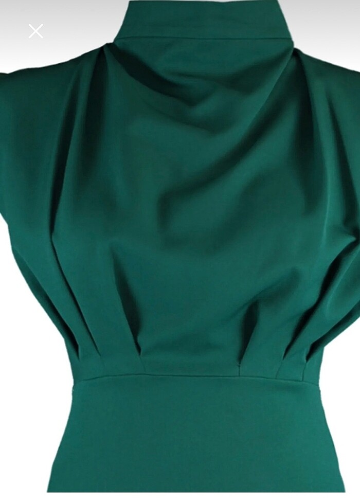 Midi kalem etek elbise - Görsel 3