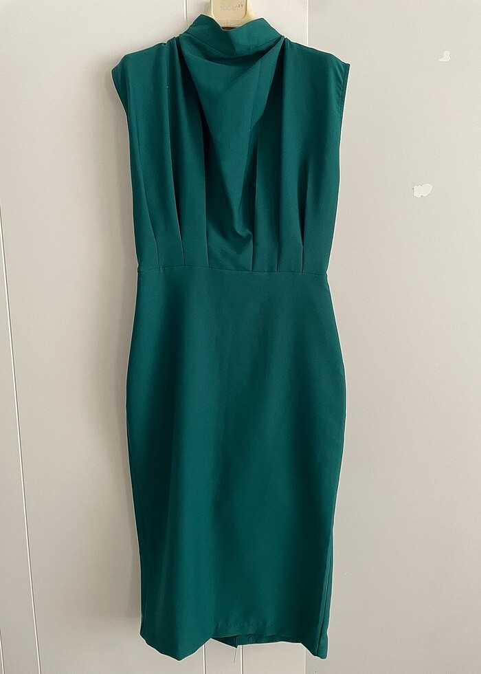 Midi kalem etek elbise - Görsel 4