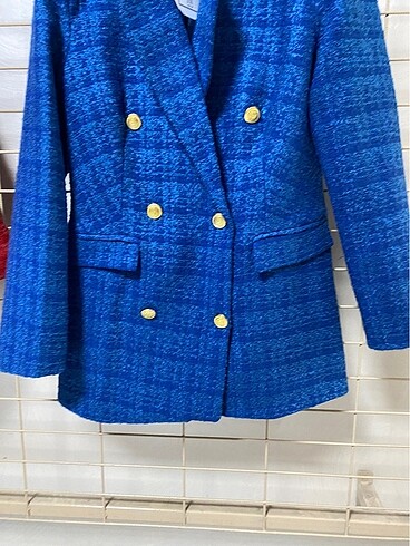 Diğer Mavi Tüvit blazer ceket
