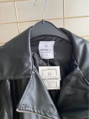 Diğer Oversize biker deri ceket