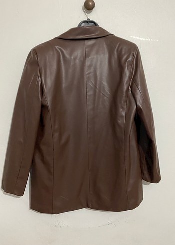 Blazer deri ceket - Görsel 2