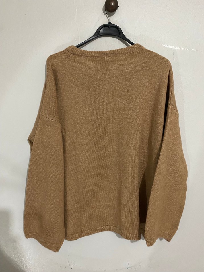 Kurdeleli triko kazak - Görsel 3