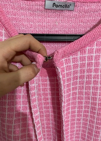 İkili crop hırka takım - Görsel 2