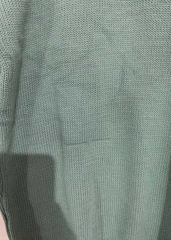 Yeşil Triko Kadın Salaş Kazak - Görsel 3