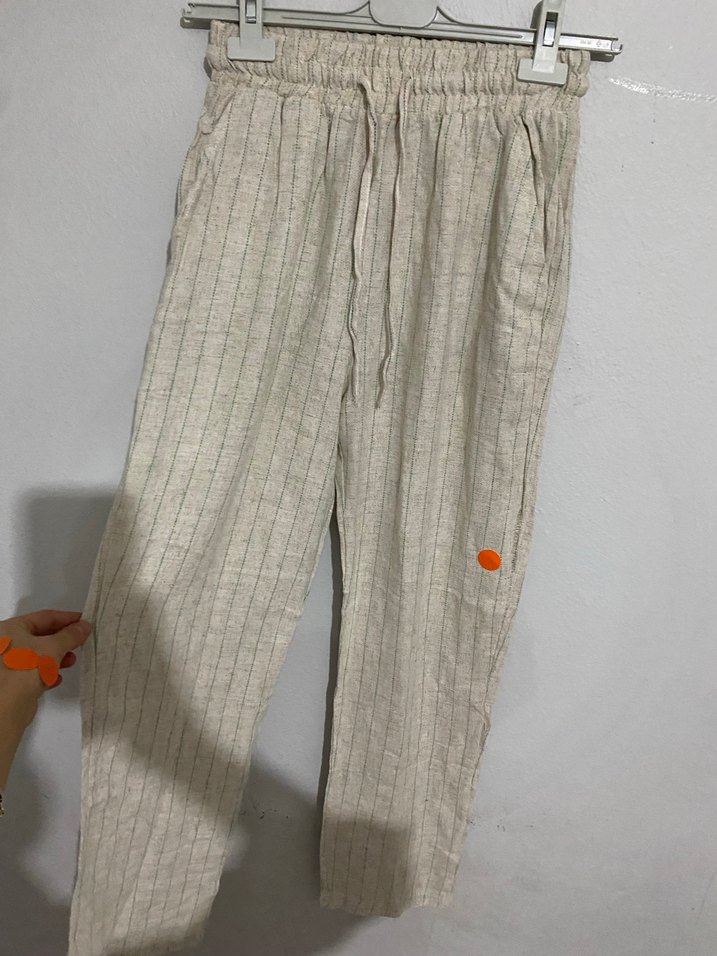 İkili keten takım s beden - Görsel 5