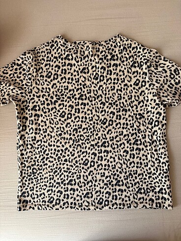 m Beden Mango Leopar tshirt
