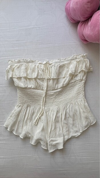 BERSHKA Straplez bluz
