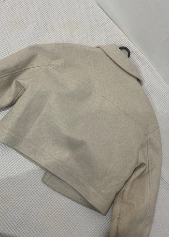 Bej Fermuarlı Midi Kadın Kaban - Görsel 3