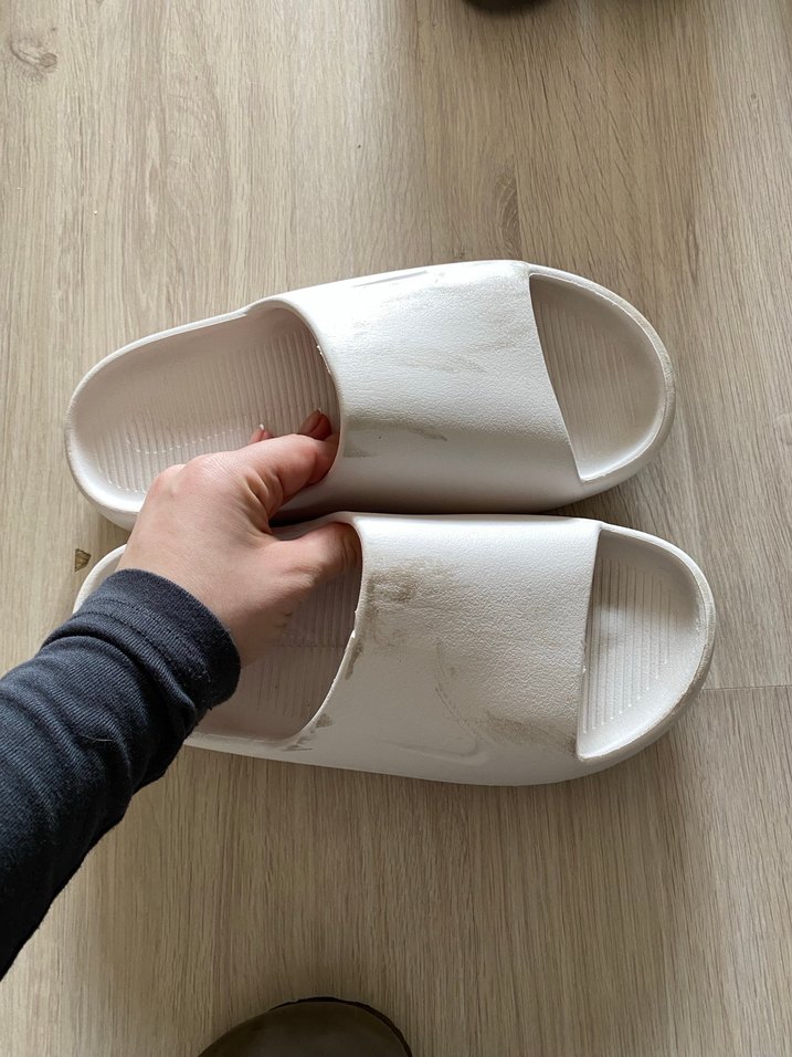 Beyaz erkek Terlik - Görsel 4