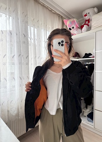 Siyah Şeffaf Midi Kadın Ceket - Görsel 2