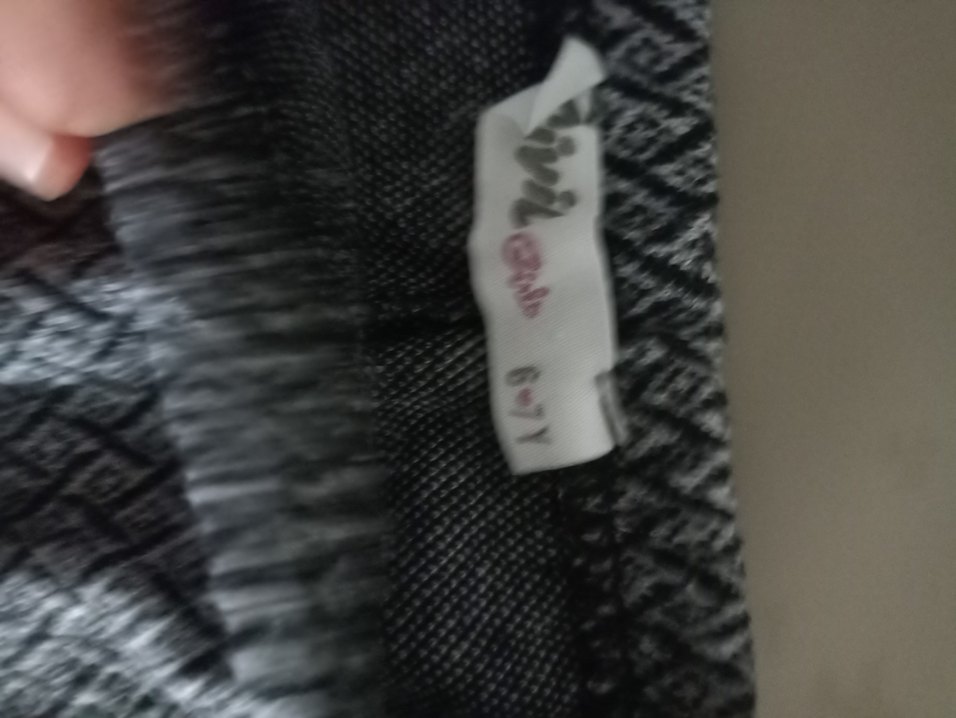 Civil Kız Çocuk Gri Pilili Tayt - Görsel 4