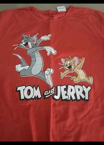 Tom ve Jerry Baskılı Tişört