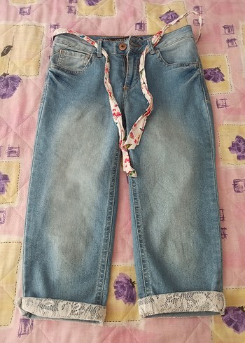 Kız çocuk Midi Kot Pantolon