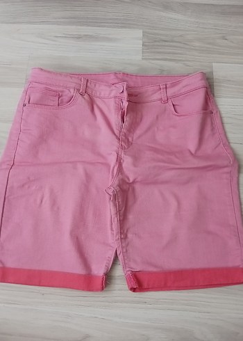 Pembe Kadın Mini Bermuda Şort