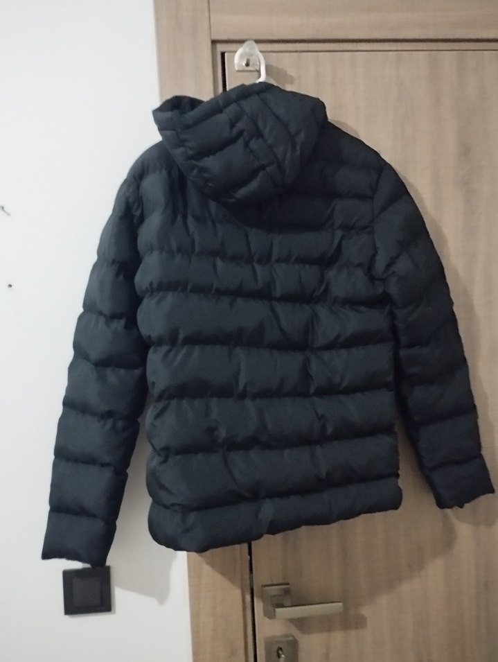 Erkek Siyah Fermuarlı Kısa Mont - Görsel 4