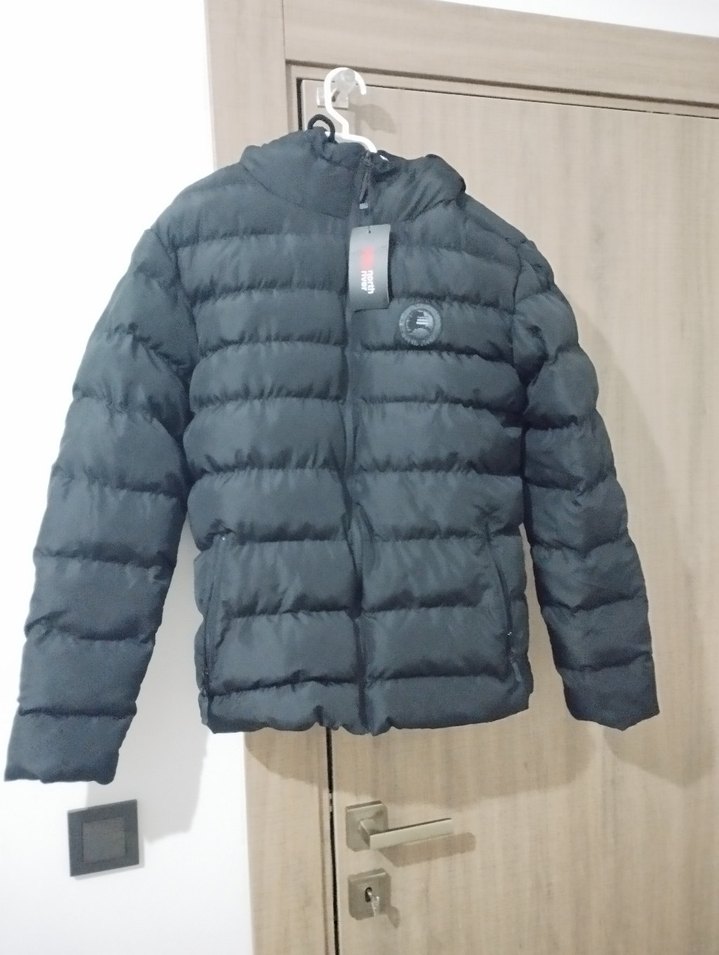 Erkek Siyah Fermuarlı Kısa Mont - Görsel 2