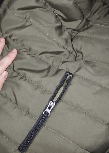 yeşil Fermuarlı Erkek Casual Mont - Görsel 4