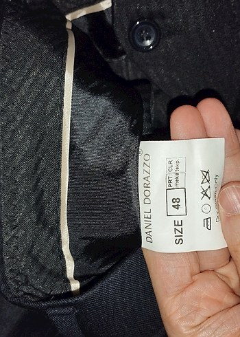 Erkek Lacivert Kemerli Ofis Pantolonu - Görsel 3