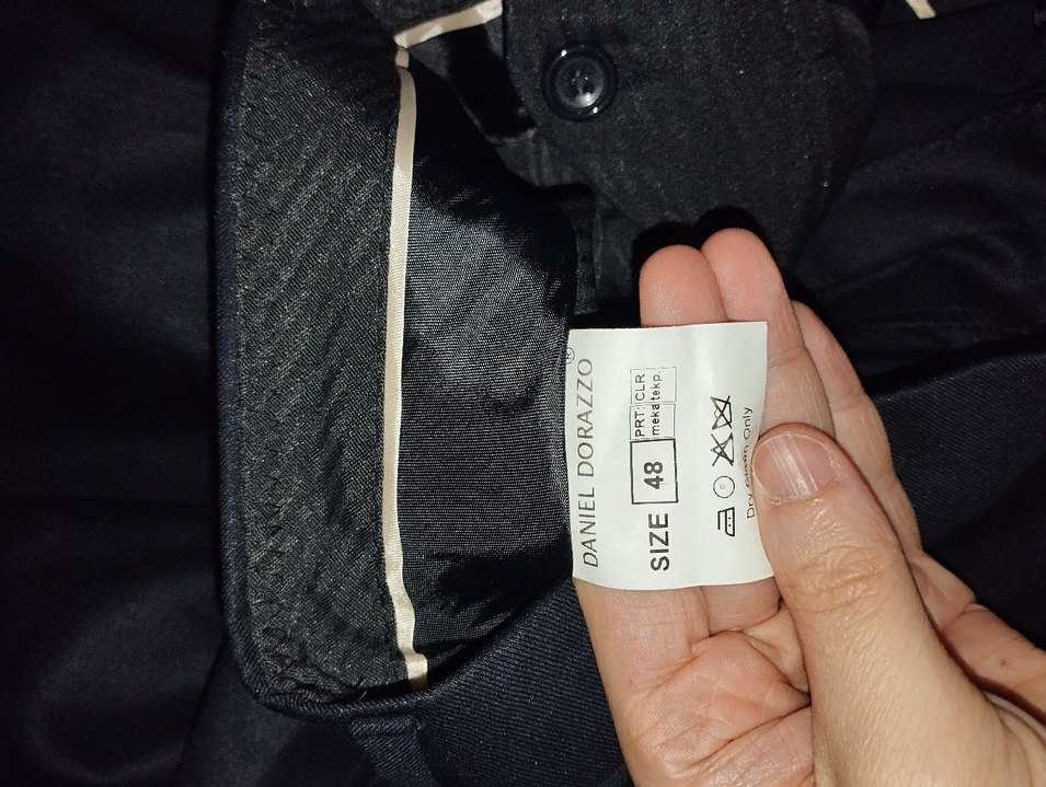 Lacivert Kemerli Erkek Pantolon - Görsel 3