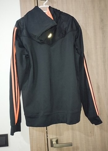 Fermuarlı Siyah Erkek Spor Sweatshirt - Görsel 2