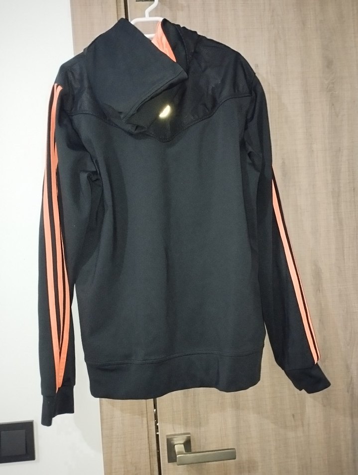 Fermuarlı Siyah Erkek Spor Sweatshirt - Görsel 2