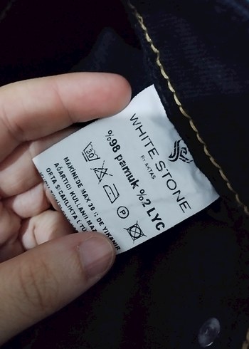 White Stone Erkek siyah Regular Fit Pantolon - Görsel 2