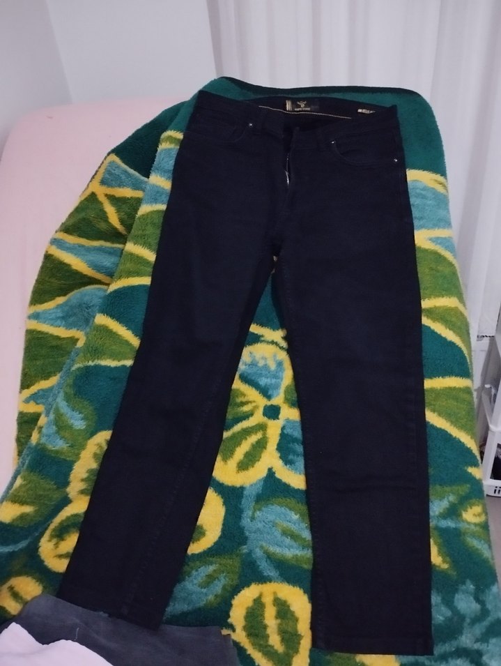 White Stone Erkek siyah Regular Fit Pantolon - Görsel 4