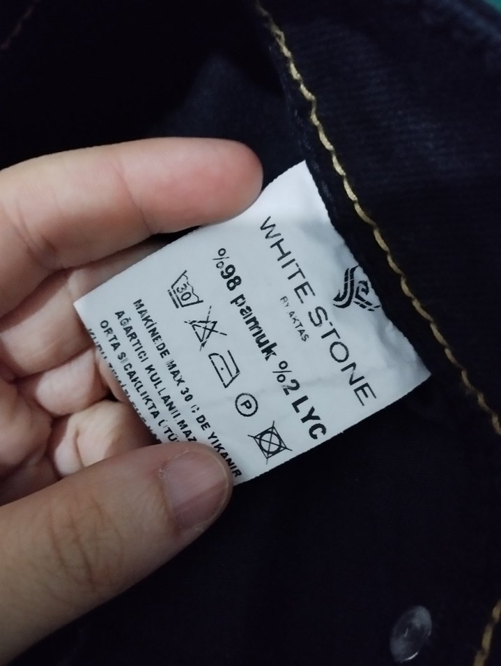 White Stone Erkek siyah Regular Fit Pantolon - Görsel 2