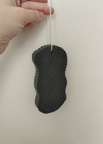 Gri Banyo Süngeri İpli sihirli sünger